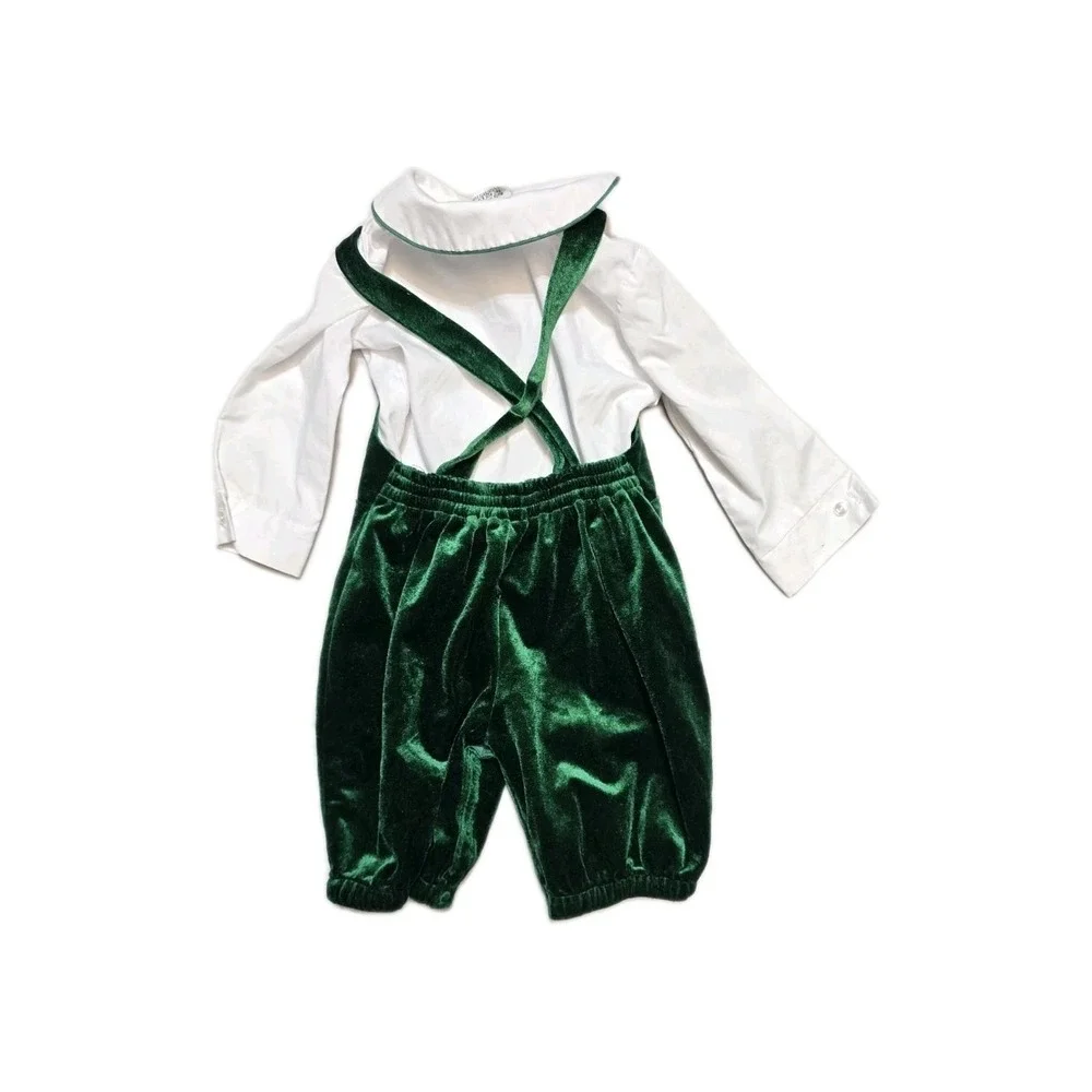 Vintage‎ Boys  Good Lad Of Philadelphia Boys Shirt Pants 18 Months Green White